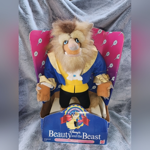 Disney Toys Beast Plush 992 Vintage Collectible In Box Poshmark